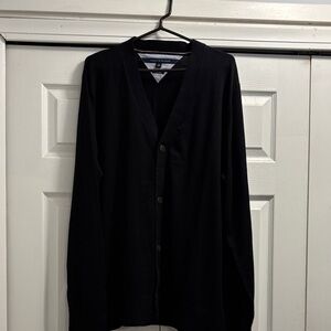 Tommy Hilfiger Black Men’s Cardigan Sweater